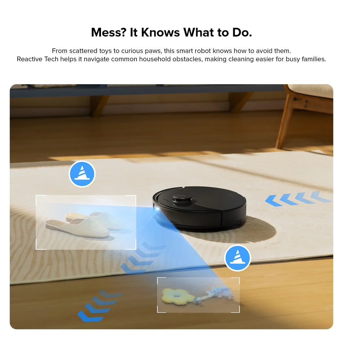 Robot Vacuum & Mop – Self-Emptying, 10,000Pa Suction, LiDAR Navigation, Up to 7 Weeks Hands-Free